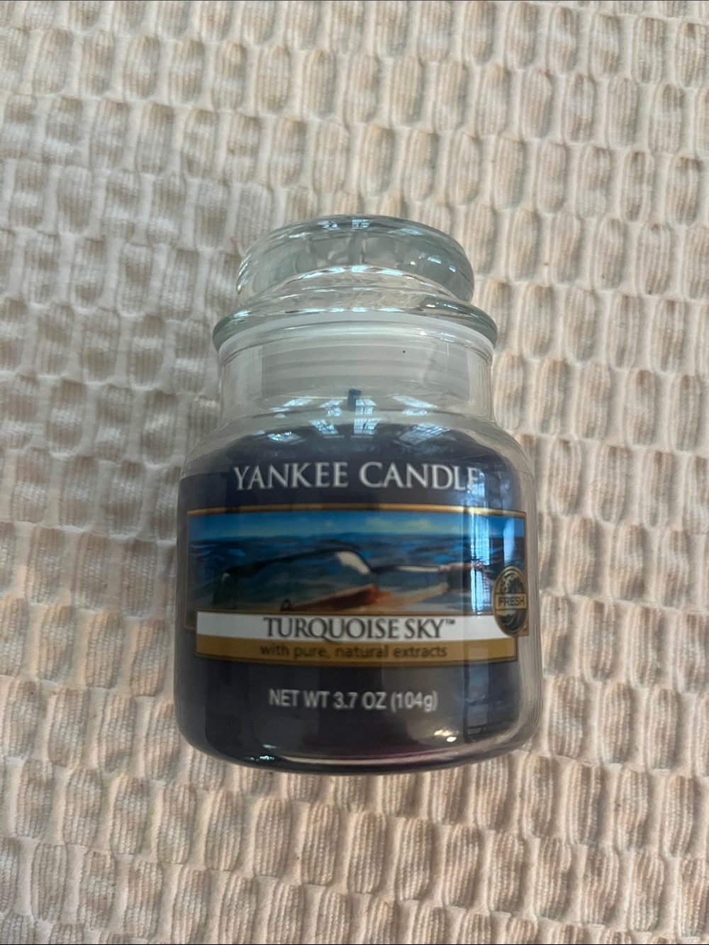 Yankee Candle Turquoise Sky Jar — Deep Turquoise Blue